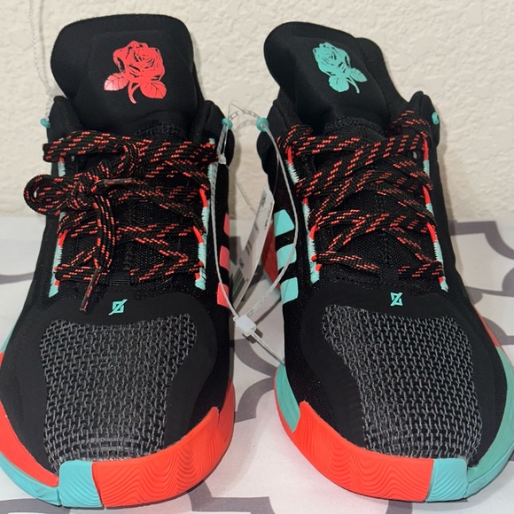 Size 7.5- adidas D Rose 11 Avatar Pack - Black Bright Red main image 4
